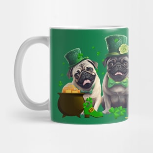 My Pug Is My Lucky Charm St Patricks Day Mug